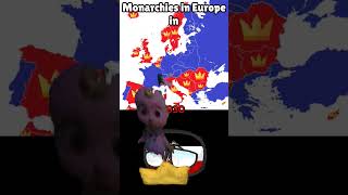 monarchies in europe 1914  1930  2024 countryballeurope1890 countryballs [upl. by Edlun]