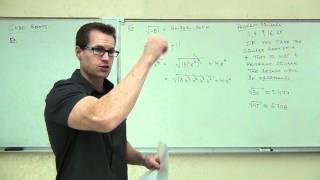 Intermediate Algebra Lecture 101 An Introduction to Radicals Roots and Radical Functions [upl. by Gratt665]