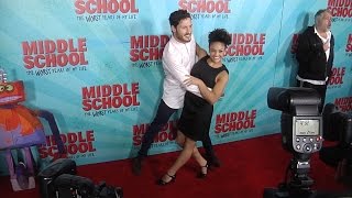 Laurie Hernandez “Middle School The Worst Years of My Life” Premiere Red Carpet [upl. by Ailugram]