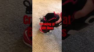 Creasing shoes at  likes sneakerhead [upl. by Ennyleuqcaj]