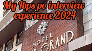 my ibps po interview experience 2024ibpspointerviewlucknow [upl. by Midas]