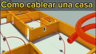 Cómo cablear una casa desde cero  Electricidad básica [upl. by Kowatch]