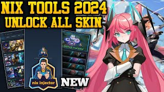 NEW NIX TOOLS 2024  INJECTOR ML  APK SCRIPT MOBILE LEGENDS [upl. by Llerdna]