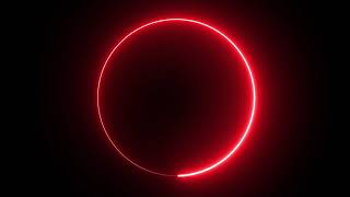 Motion Made  Royalty Free lights in circle frame Loop animated background [upl. by Elston806]