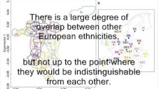 The genetic map of Europe [upl. by Arvo]