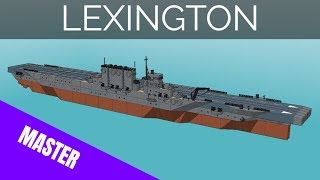 Warship Craft  USS Lexington Tutorial [upl. by Jarita]