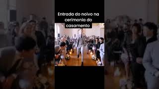 Quando o noivo é zueiro e faz aquela entrada no estilo comentem casamento amor wedding [upl. by Oznofla257]