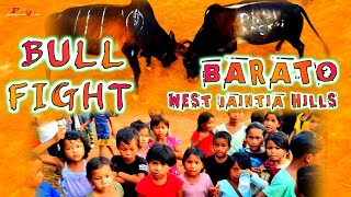 Bull Fighting Competition In Barato  West Jaintia Hills  Meghalaya  Drone Shot [upl. by Abram]