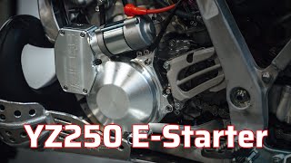 Yamaha YZ250 Electric Starter Installation  FISCH MOTO [upl. by Press29]