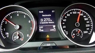 2012 VW GOLF 7 14 TSI BlueMotion Highline Bordcomputer 1113 [upl. by Shifrah]