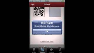 NSB App  Lagre reisedetaljer til kalender [upl. by Laup]