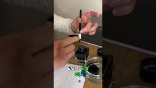 How to Refill a Montblanc Piston Converter Fountain Pen shorts [upl. by Francklin]