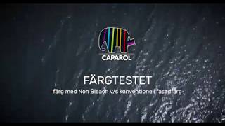 Caparol färgtest  färg med Non Bleach vs konventionell färg [upl. by Letney]