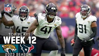 Jacksonville Jaguars Top Plays vs Houston Texans  2023 Regular Season Week 12 [upl. by Ladnik]