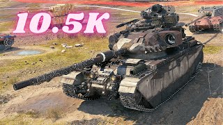 Centurion AX 105K Damage 9 Kills World of Tanks Replays [upl. by Fife48]