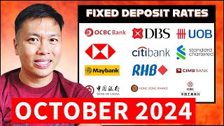 I Found the BEST Fixed Deposit Rates for OCTOBER 2024 🔥 [upl. by Lampert]