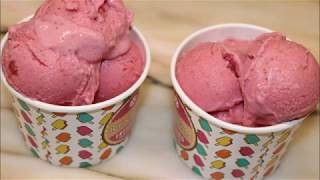 GLACE A LA FRAISE FACILE POUR LES FAINÉANTS CUISINERAPIDE✔ [upl. by Lund827]