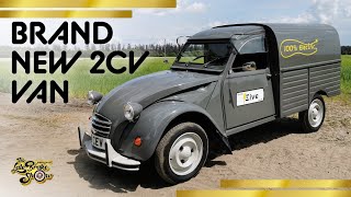 This is a BRAND NEW Citroen 2CV AK Electric Delivery van  exclusive first drive review [upl. by Ijat]