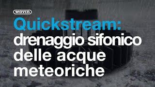 Drenaggio acqua piovana dal tetto Wavin Quickstream WEBINAIR  Wavin Italia [upl. by Nerradal]