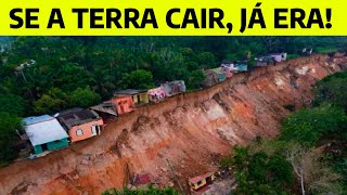 Fenômeno Amazônico TERRAS CAÍDAS causa DESTRUIÇÃO  Seca no Amazonas  Floresta Amazônica [upl. by Crisey65]