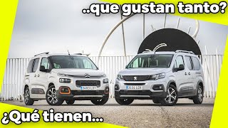 Citroën Berlingo vs Peugeot Rifter  Review amp prueba comparativa [upl. by Sairtemed938]