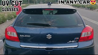 HOW To Get UV Cut Glasses On ANY BALENO MODELANY CAR 😍 IN CHEAP PRICE  FULLY LEGAL 🔥 [upl. by Leahcimauhsoj439]