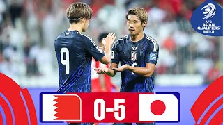 AsianQualifiers  Road To 26  Group C  Bahrain 0  5 Japan [upl. by Nadaba]