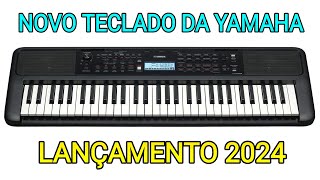 Novo teclado arranjador da Yamaha 2024 PSRE383 [upl. by Bornstein]