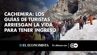 Cachemira los guías de turistas arriesgan la vida para tener ingreso [upl. by Rammus]