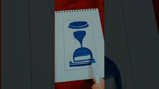 easy sand timer drawing youtubeshorts shorts timer [upl. by Sherlocke614]