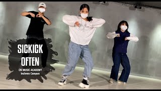 걸스힙합 댄스 안무 코레오  Girls hiphop Dance Choreography  Sickick  Often  온뮤직 인천 by 황여진 [upl. by Subir876]