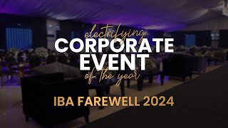 IBA Farewell Event 2024  Andalusian Banquets [upl. by Inihor]