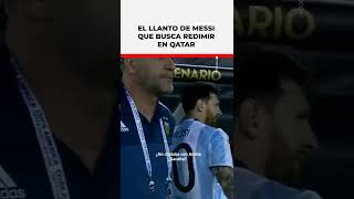 Messi emotivo llanto tras perder copa américa  Cracks Shorts [upl. by Inaluahek34]