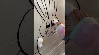 Fun amp Simple Sticky Easter Bunny Activity for Toddlers [upl. by Tomasine]