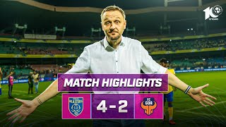 Match Highlights  Kerala Blasters FC 42 FC Goa  MW 16  ISL 202324 [upl. by Adnamra]