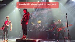 Boys Like Girls  Miracle  Contagious  Broken Men  Vindicated Live at Singapore 2024 [upl. by Ecyac]