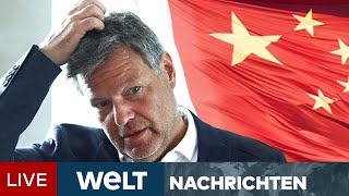 PECH IN PEKING Kalte Schulter  Chinesen sagen Habecks Termine knallhart ab  WELT Livestream [upl. by Clere]