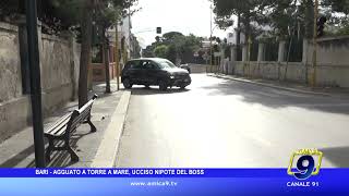 Bari  Agguato a Torre a Mare ucciso nipote del Boss [upl. by Ycniuqed]