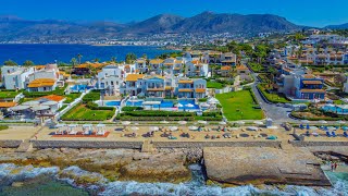 Anissaras beaches Hersonissos Heraklion Crete Greece 4K [upl. by Aloibaf]