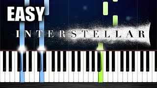 Hans Zimmer  Cornfield Chase Interstellar  EASY Piano Tutorial [upl. by Elbertina]