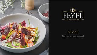 Recette salade de gésiers de canard [upl. by Ahsoet]