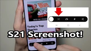 How to Screenshot on Samsung Galaxy S21  S21  S21 Ultra 5G [upl. by Warfield]