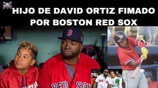 🔥HIJO DE DAVID ORTIZ FIRMADO POR BOSTON🔥MLB [upl. by Ylrae]