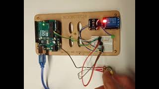 Selective onoff control of relay and led using IC Attiny85 [upl. by Nosilla842]