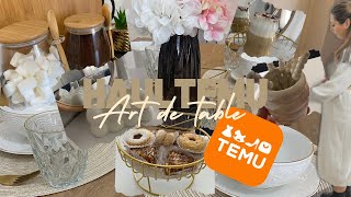 ⭐HAUL TEMU  ART DE TABLE ⭐ [upl. by Salena]