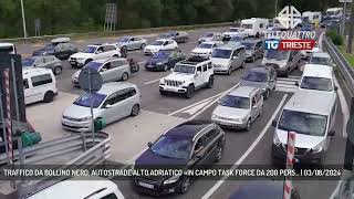 TRAFFICO DA BOLLINO NERO AUTOSTRADE ALTO ADRIATICO «IN CAMPO TASK FORCE DA 200 PERS  03082024 [upl. by Gibeon]