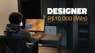 Ganho  de R8000 por MÊS como Designer Freelancer [upl. by Kelcie]