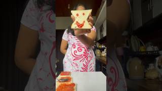 Bread pizza❤️🍕viralvideo youtubeshorts youtube snack subscribe share cake food love viral [upl. by Andrien]