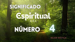 🌟✨SIGNIFICADO ESPIRITUAL del NÚMERO 4 Estabilidad Estructura y Orden [upl. by Allx]