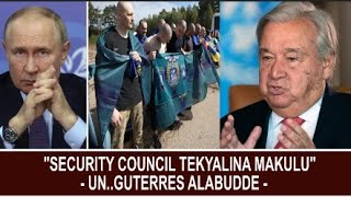 UNGuterres alabudde nga Security Council bwe tekyalina makulu [upl. by Stegman]